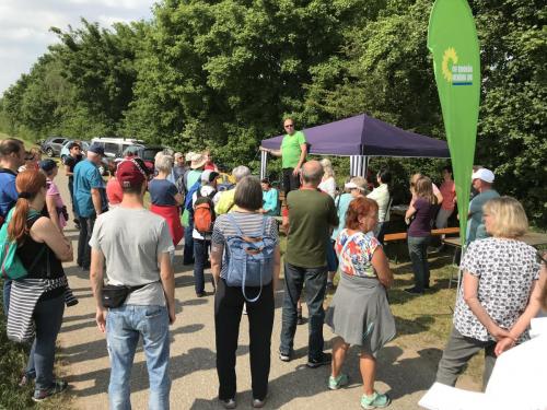 Kurz vor dem Beginn der Wanderung